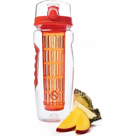 Borraccia sportiva con cestino di frutta, 900 ml + ebook (1/5)