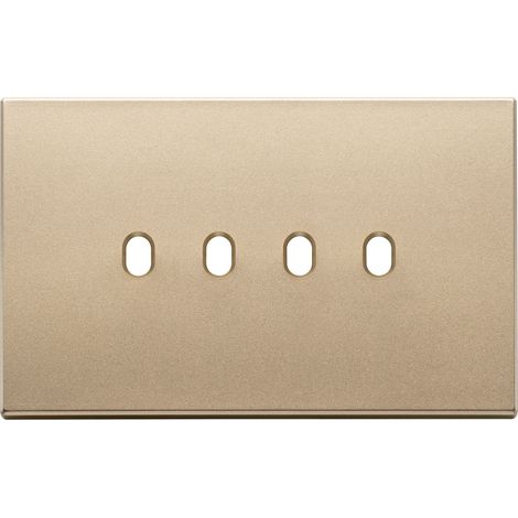 VIMAR - 22674.4.88 Placca 4Mx4 Vintage oro satinato