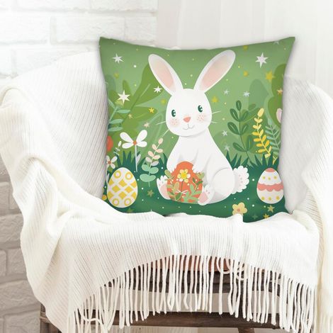 Housse de coussin sans coussin inaltérable pour anniversaire, naissance de bébé, la Saint-Valentin (1/5)