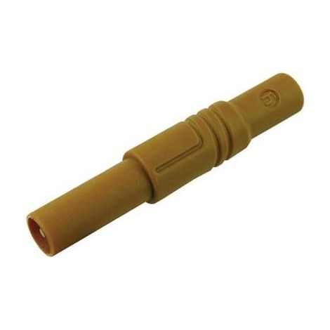 KS SICHERHEITSSTECKER 4 MM BRAUN LAS S G