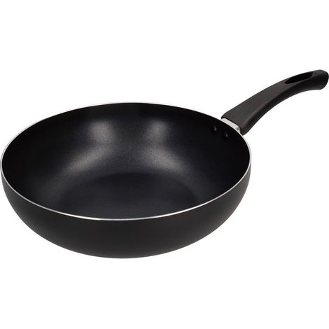 Wok in alluminio pressato serie Noova Ø28cm