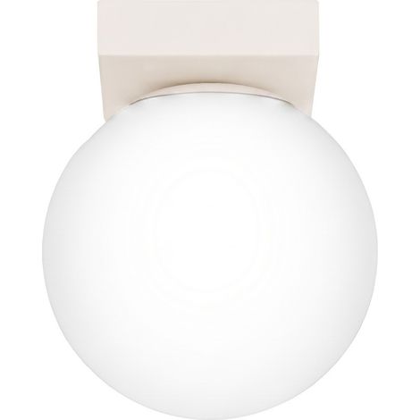 Plafonniers Yoli acier/verre beige 1xG9 12cm Sollux (1/5)