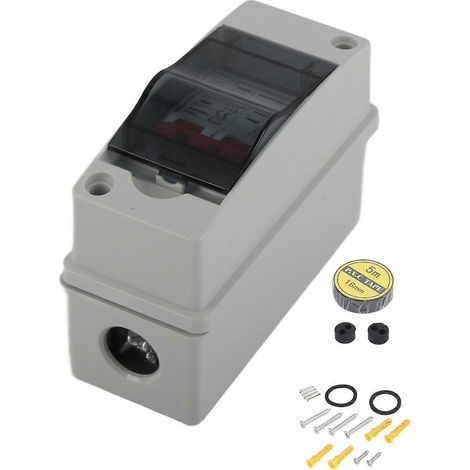 PV-Solar-Trennschalter, Photovoltaik-Schaltungstrennschalter, Miniatur-RV-Sicherungskasten, DC 500 V, IP65, wasserdicht