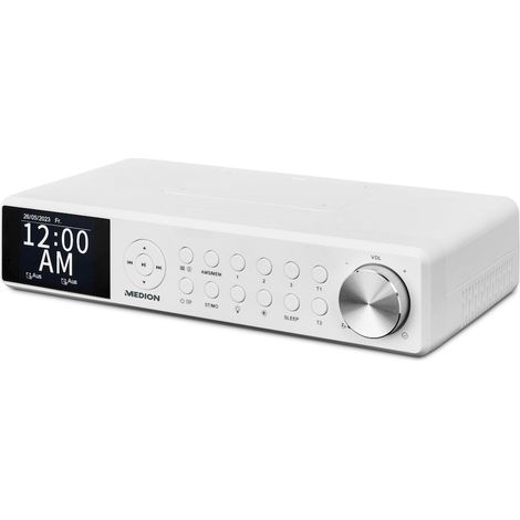 Radio da Cucina - MEDION - DAB+ - 2x3W RMS - Bianco (1/5)