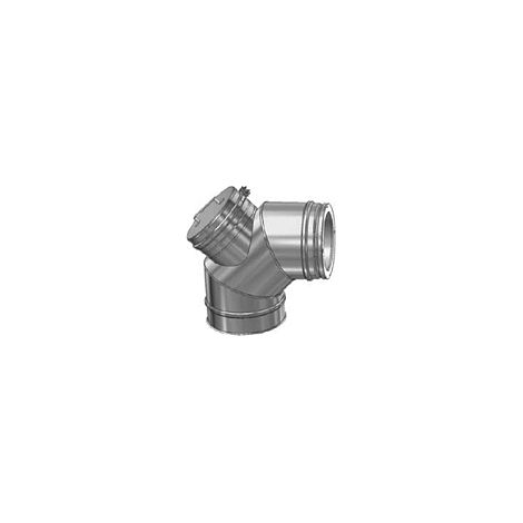 ICS Bogen 85° mit Revisions- verschluss für Öl, Gas 130mm
