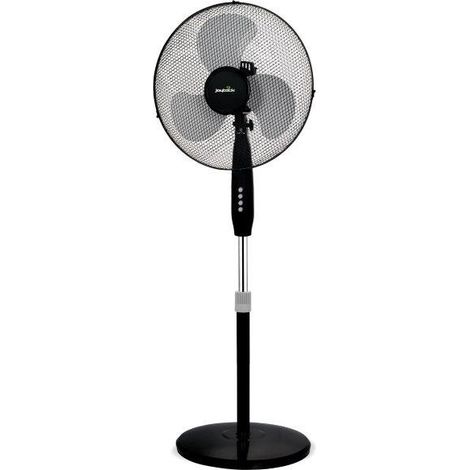 VENTILATORE PIANTANA GRIGIO BASE ROTONDA 45W JOYTECK (1/2)