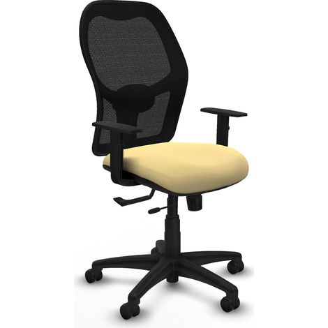 Silla de oficina piqueras y crespo Alocén negro simil piel (1/2)