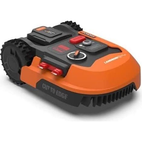 Worx WR165E Landroid M500 Robot Rasaerba 500 m² 18 cm taglio Wi-Fi Bluetooth 60 dB colore Nero Arancione