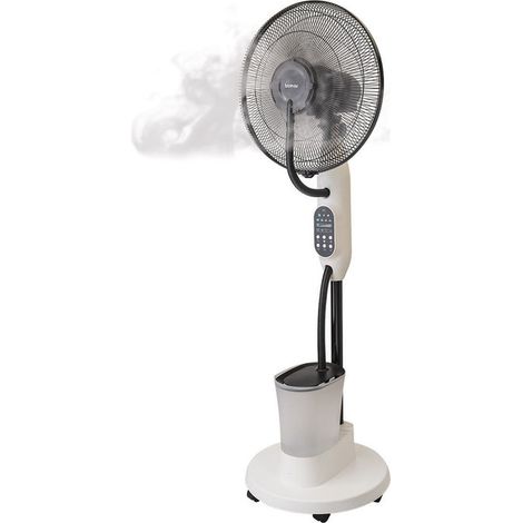 Bimar INB-VPN42 Ventilatore a Piantana con Nebulizzatore 40 cm 85 W 3 Velocita' Telecomando 55 dB