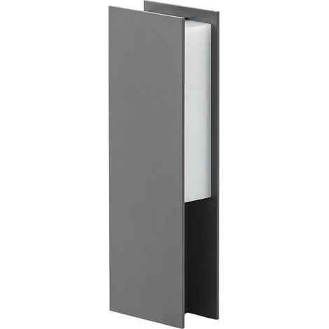 [NEUWERTIG] B-Ware Lucande Sockelleuchte Pollerleuchte Led Teerk Schwarz Aluminium 30 Cm Ip65 2700 K