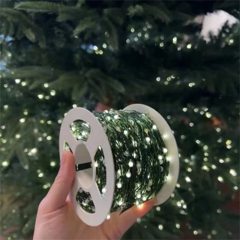 Guirlande Lumineuse De Noël - 10 M - 100 Led - Étanche Ip55 - Pour Intérieur Et Extérieur - 3 Modes D'éclairage - Alimentation Usb (1/5)