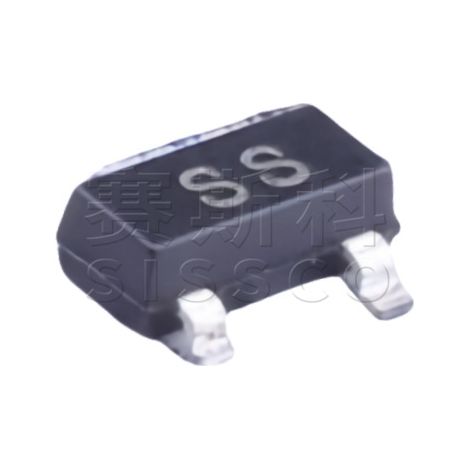 Changdian/Changjing BSS138 SOT-23 SMD MOSFET electronic component, screen-printed SS, 5 pieces per chip