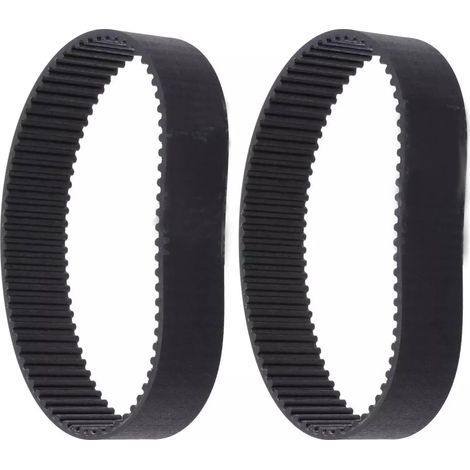 HTD 225-3M-17 75 Lot de 2 courroies haute résistance compatibles avec Bosch PBS75A-GBS75A-GBS75AE, Silvercrest, Parkside Pebs 900