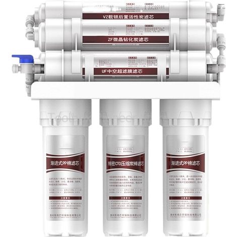 Système de Filtre à Eau Filtres purificateurs d'eau Potable par ultrafiltration d'évier en 6 étapes for système de Filtre d'eau Potable Domestique, Purification de l'eau sous l'évier (1/5)