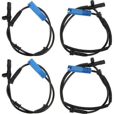 Set di 4 sensori di velocità ruota ABS anteriori sinistri, ricambio lato destro 34526756384-Crezuo-Crezuo