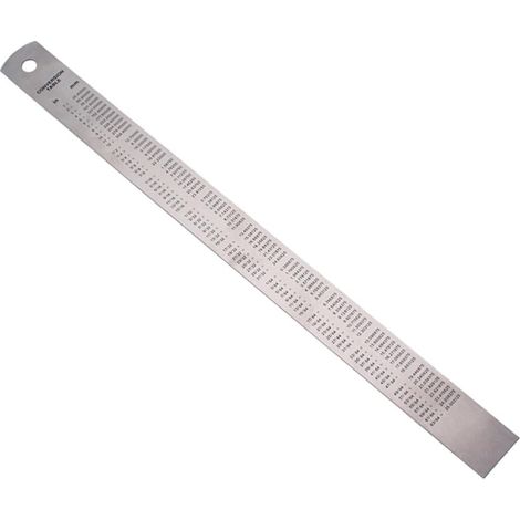Règle longue en acier inoxydable haute dureté, sans bavures