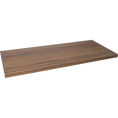 Arregui – Plateau en bois noyer brut CRA38B – Accessoire pour meuble de tri et poubelle de recyclage – Installation facile avec adhésif