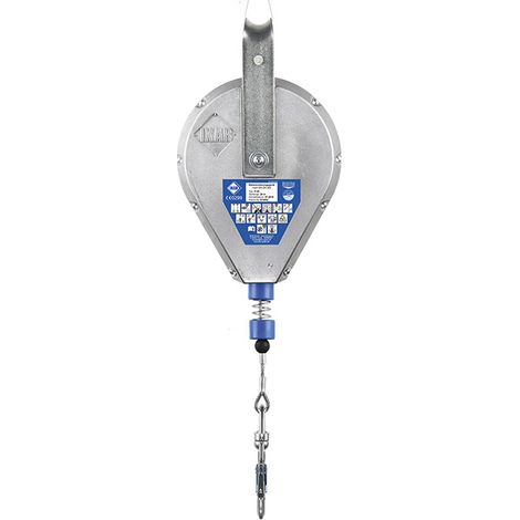 Dispositivo anticaduta con cavo da 65 m - Alluminio - 41-H-65