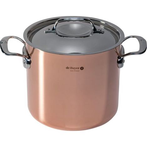 De Buyer Prima Matera Bratentopf Kupfer/Edels. extra hoch 20cm in