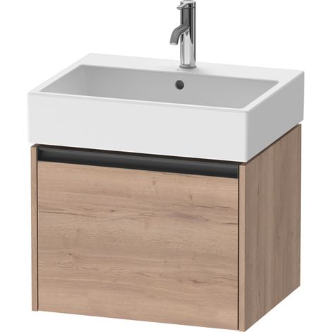 Duravit Ketho.2 Waschtischunterbau wandhängend, 1 Auszug,