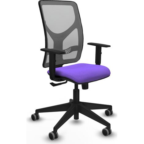 Silla de oficina piqueras y crespo Motilla negro respaldo fijo (1/2)