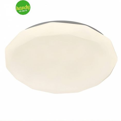 Plafoniera LED RGB Tanya Novecento Ø38 cm diamante (1/4)