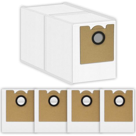(5 Pièces) M2 Plus Sacs à Poussière de Rechange Compatibles avec les Aspirateurs Robots Lefant M2 Plus/ M2L Plus/ M2S Plus/ M350, Kit d'accessoires, Sacs à Poussière de Rechange pour Aspirateurs (1/5)