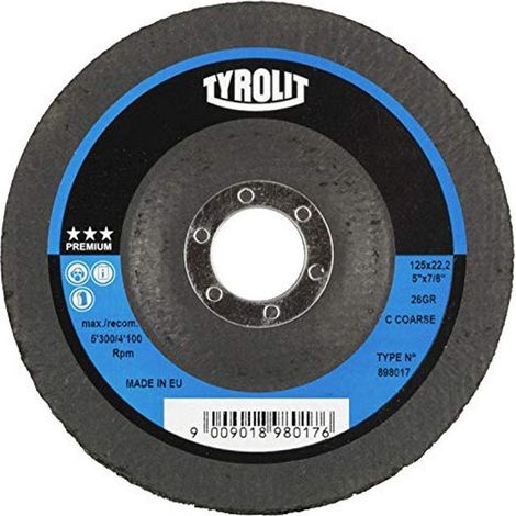 DISCO DE LIMPIEZA Ø115x22,2 GR C BASTO. TYROLIT (1/2)
