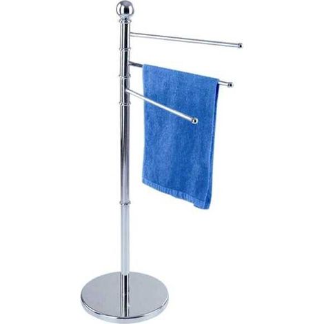 Toallas de baño de pie con 3 barras Inox Aglaia 03736