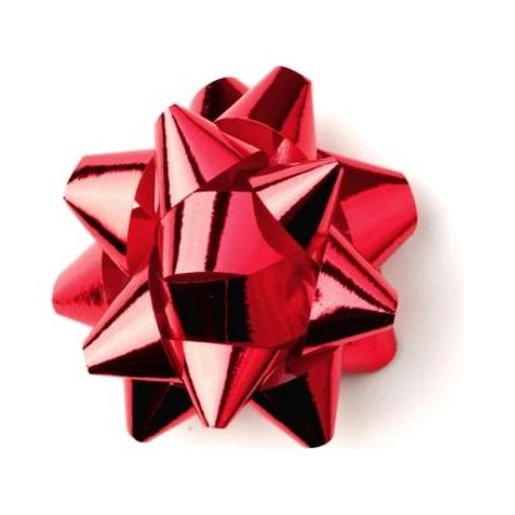 Rosette 2" 5 cm Packung 12 Stück rot ROZ-50-CZ
