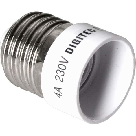 Adaptateur de douille de support de lampe E27 à E14 (installations 12 V ou inférieures uniquement) (1/3)