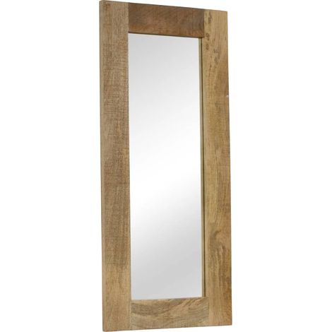 Maison Exclusive - Spiegel Mangoholz Massiv 50 x 110 cm