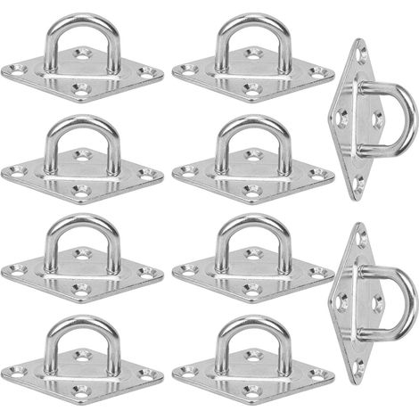 10 crochets balançoire - M5 - inox - pour bateau - avec vis (1/5)