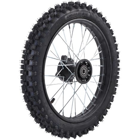 Ensemble de pneus de jante de roue avant de 14 pouces, 60/100-14, axe de 15mm de remplacement pour CRF70 90 110 (1/5)