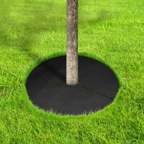 Tapis de protección para árboles anti-mauvises herbes non tissé, lote de 12 piezas (52 cm) (1/5)