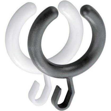 Keuco Plan Vorhangring 14927000103 halboffen, Verpackung 10 Stück, weiss (1/2)