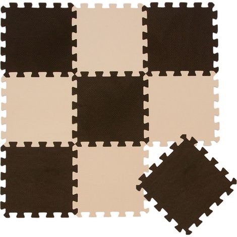 9 Piezas Alfombra Puzzle para Bebés y Niños - 30x30 Suelo Goma EVA Tapete Juego (1/5)