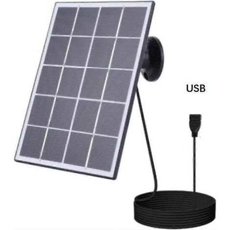 3W 5V USB-Solarpanel zum Laden unterwegs