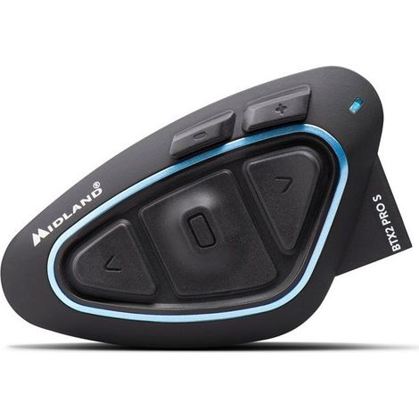 Midland BTX2 Pro S intercomunicador para motocicletas 1200 m Negro, Azul (1/5)