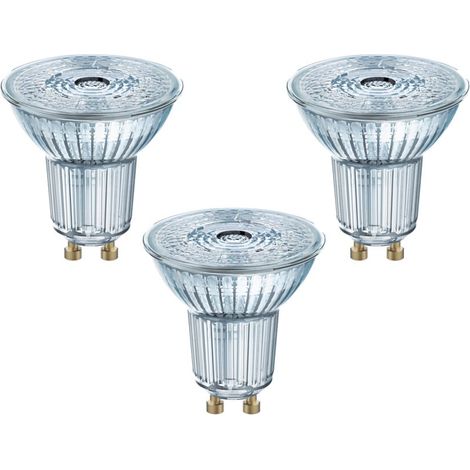 - Spots LED - Culot GU10 - 3,6W Equivalent 50W - Blanc froid 4000K 3 [Classe énergétique A+] - 3 Unité (1/5)