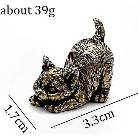 Miniatur-Tierfigur zur Dekoration von Tee und Räucherstäbchen, realistisches und elegantes Ornament, ideal für eine Zen- und beruhigende Atmosphäre. (1/5)