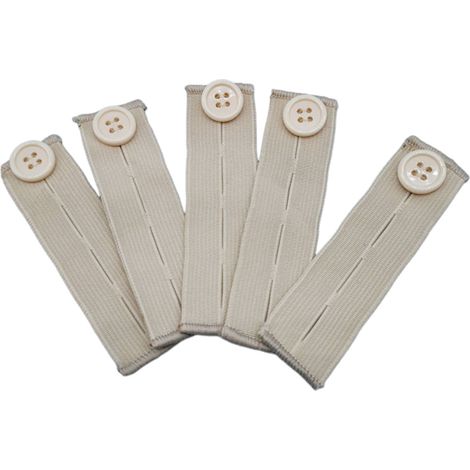 Boucle extensible combinée, ajustement créatif, crochet de boucle extensible pour jeans et pantalons (1/5)
