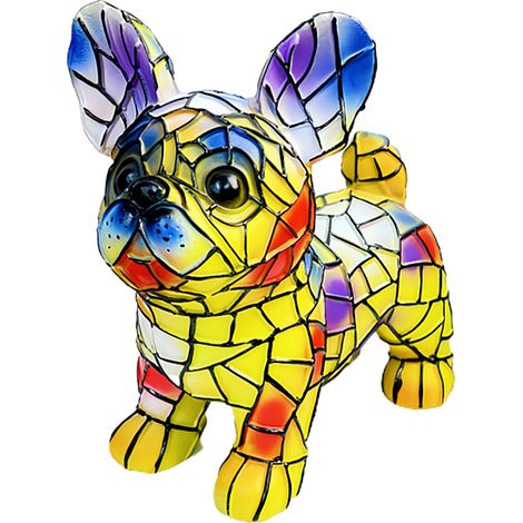 Veilleuse LED Chien Bouledogue Français Lampe de Chevet Décorative Bureau Interrupteur USB Indépendant Design Créatif (1/5)