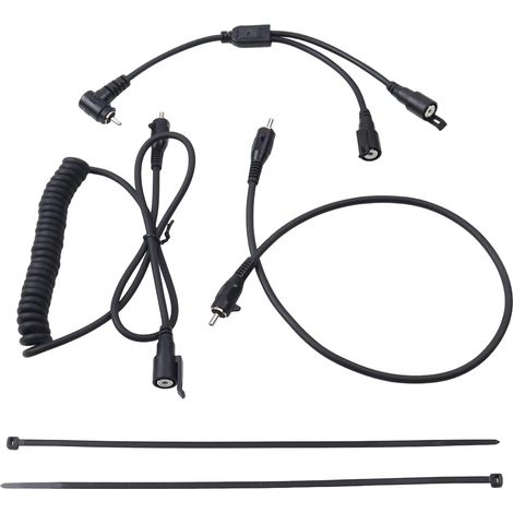 Câble chauffant pour casque de moto - Chauffage rapide jusqu'à 70 °C - Cordon chauffant pour visières et lunettes (1/5)