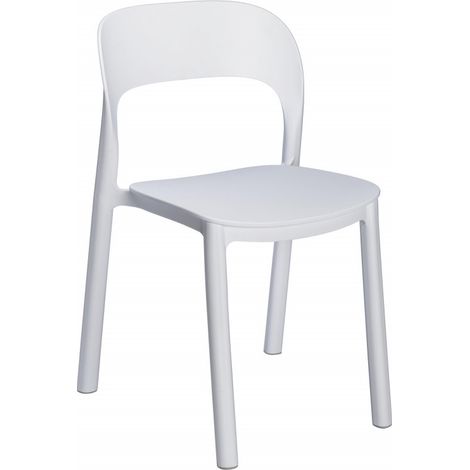garbar ONA Chaise Intérieur, Extérieur  Blanc - Blanc - Set 4 (1/5)