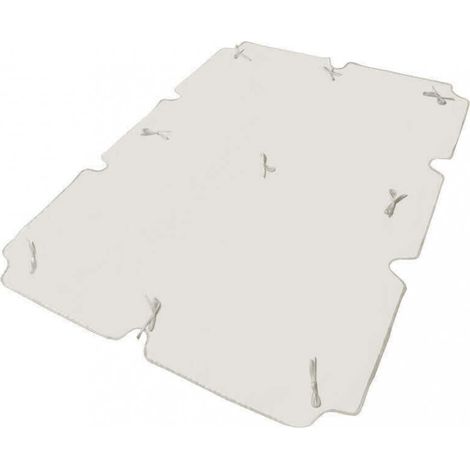 Ricambio tetto per dondolo 2 posti in Poliestere cm 165x112x1 - CLOTH - Colore: Bianco