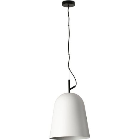 Faro STUDIO Lámpara de techo colgante tipo cúpula de 29 cm, color blanco (1/2)