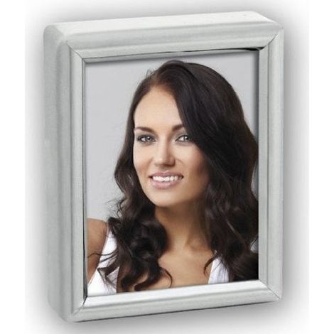 Cadre Photo Métal Plaqué Argent 3,5 x 4,5 cm (1/2)