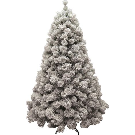 ALBERO DI NATALE GRAN SASSO 180 CM CON NEVE INNEVATO ARTIFICIALE (1/5)