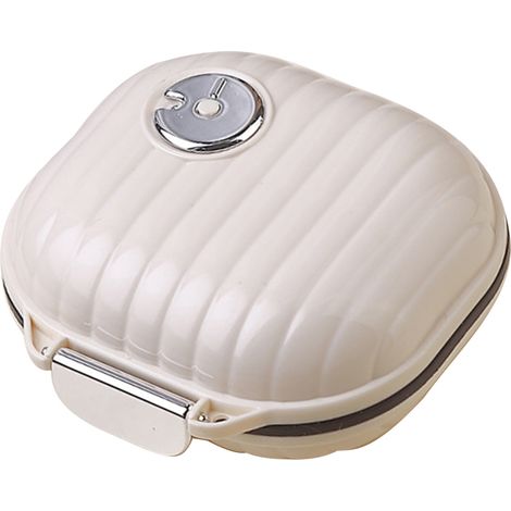 Boîte de rangement de voyage, trousse à pharmacie portable, mini coffret à bijoux, grande capacité, pour la maison et l'extérieur, carrée et compacte. (1/5)
